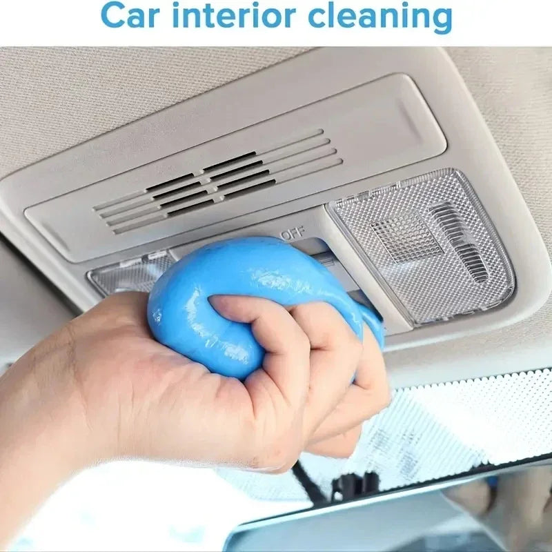 Car Cleaning Gel Slime Magic Mud Auto Interior Computer Keyboard Dirt Clean Dust Remover Gel Car Wash Interior Cleaning Tools CM World
