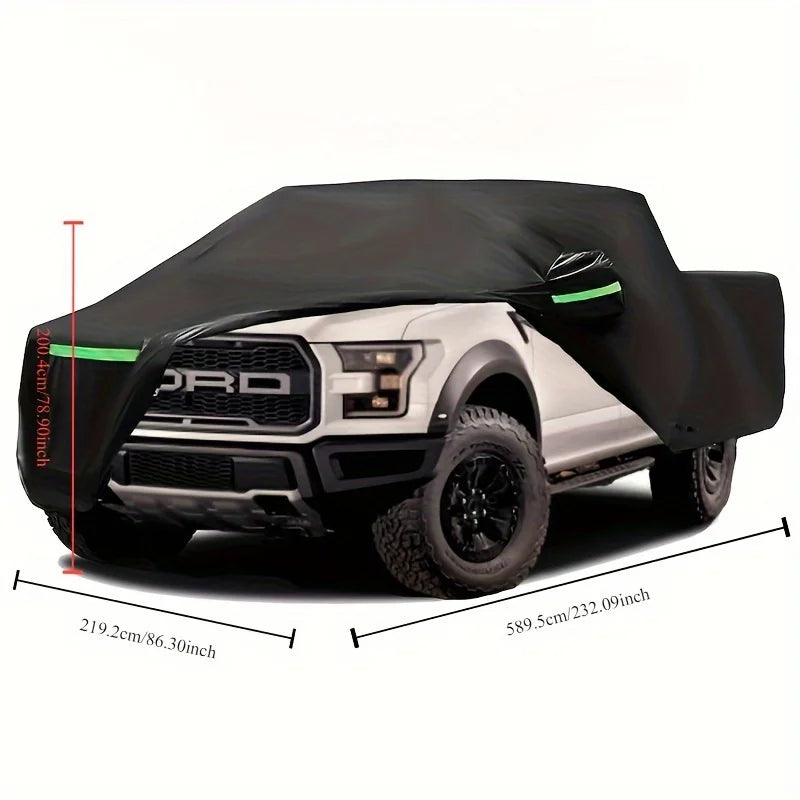 Full Car Cover Waterproof All Weather UV Protection Dust Snow Rain Resistant Auto Protector