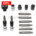 Universal Alternator Freewheel Pulley Removal 13 Pcs/Set Engine Auto Tool Set Car Belt Removal Wrench Tool CM World