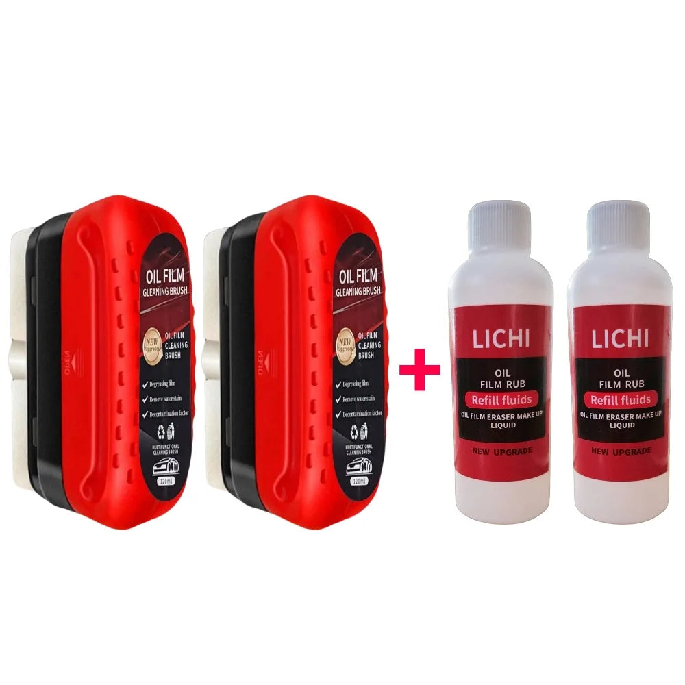 120ml Automotive Car Oil Film Cleaning Brush Car Glass Oil Film Cleaner Hydrophobic Windshield Oil Film Remover for Car Window CM World
