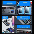 Portable Car Inverter Converter Fast Charging Ports Automotive Charger 12V/24V To 220V Inverter 3 USB Ports Vehicle Accessories CM World