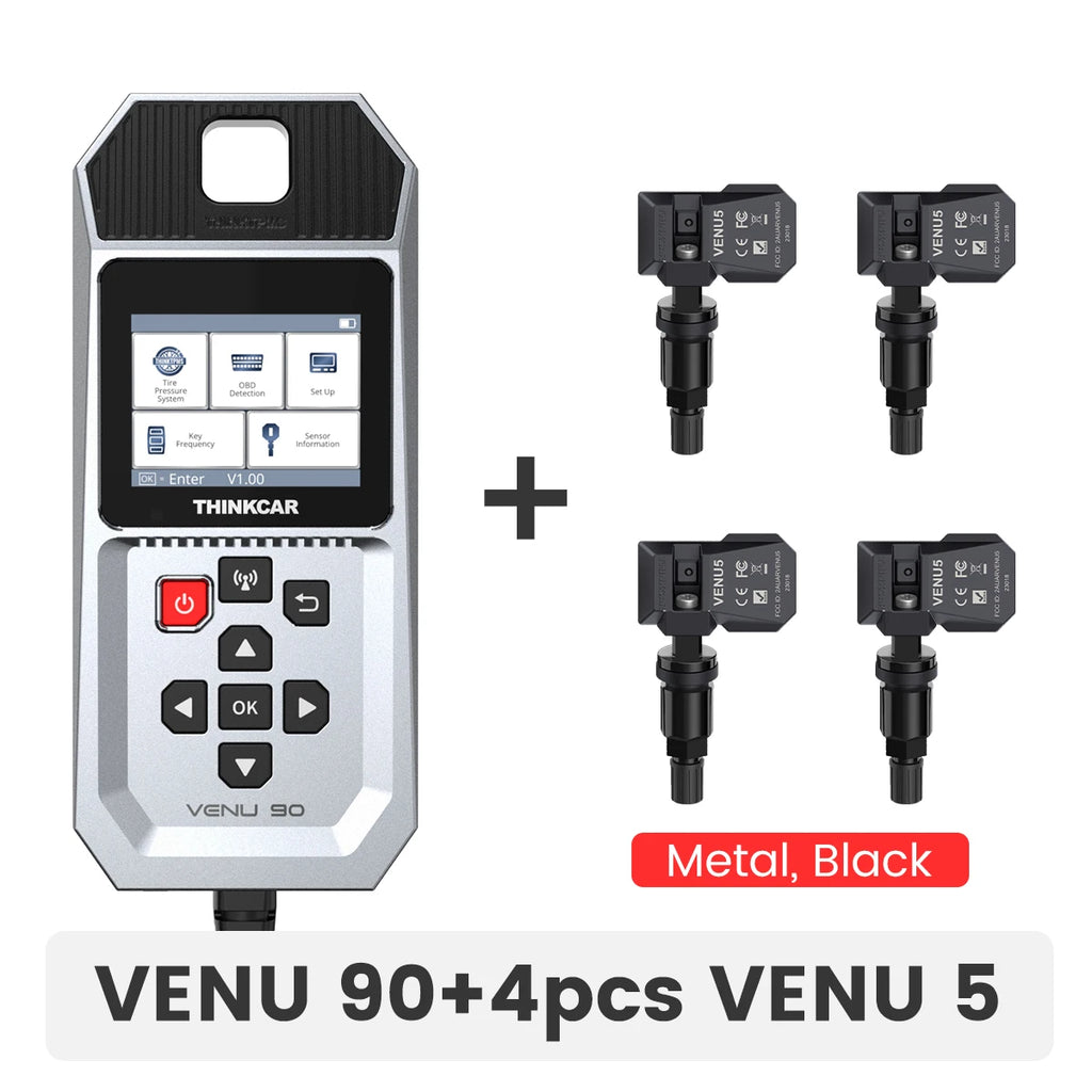 THINKCAR VENU 90 OBD Automotive Tire Pressure Monitoring Sensor TPMS Relearn Activation Programming Car TPMS Diagnostic Tools CM World