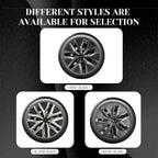 TSLLUG 4PCS Wheel Hub Caps For Tesla Model Y 19" Gemini Light Wheels 2020-2024 19 Inch 38th Arachnid Style Car Wheel Hubcap