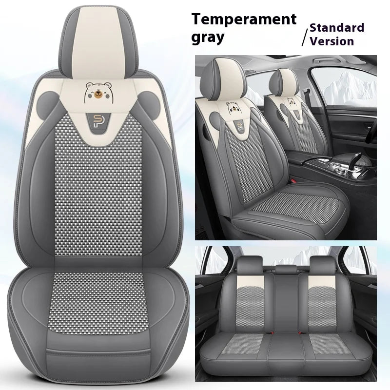 Five-seat car seat covers, cartoon series, trendy seat covers, universal seat covers, suitable for most vehicles CM World