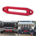 10 inch Billet Polished Aluminum Bolt-Pattern Hawse Fairlead Synthetic Winch 8000-15000 LBs for ATV/UTV Rope Cable CM World