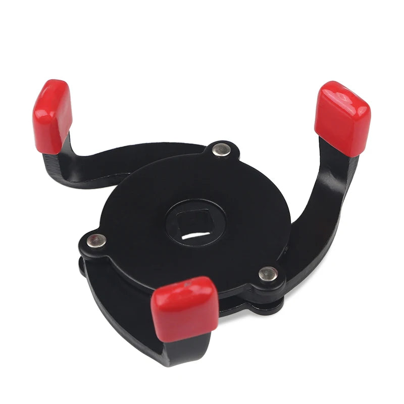 High Quality Universal 3 Jaw 3/8" Car Adjustable Oil Filter Remover Wrench Tool 60mm To 95mm 2.4" To 3.7" Auto Accessories