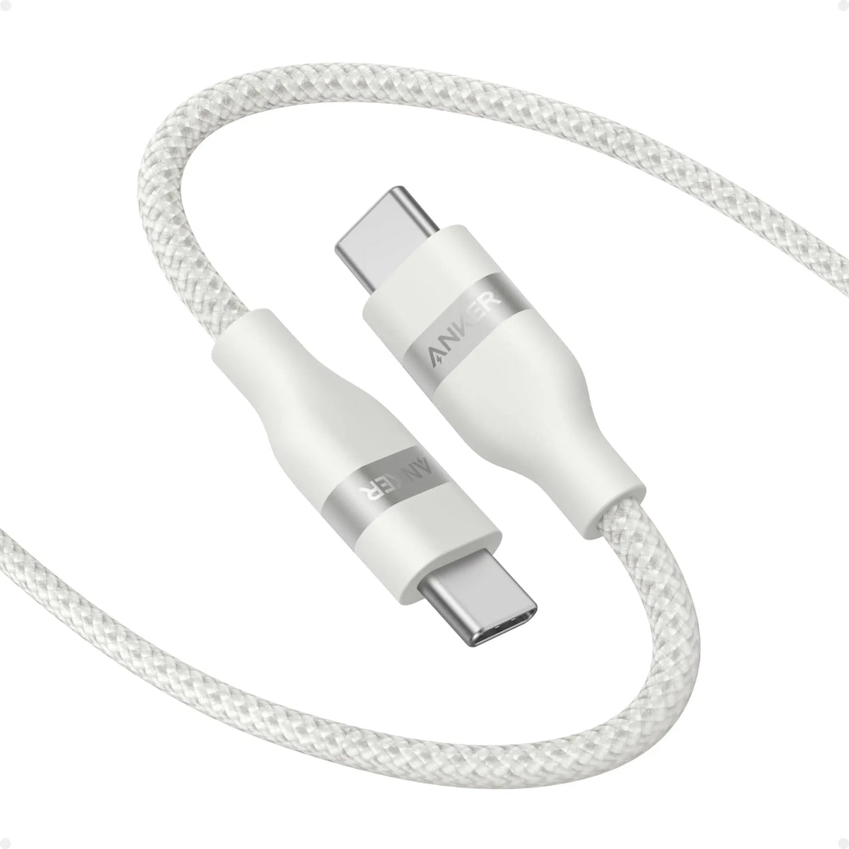 Anker A82E2 USB-C to USB-C Cable (3 ft / 6 ft, 240W, Upcycled-Braided)Fast Charging Type C Charger for iPhone 17/17Pro/17 Air