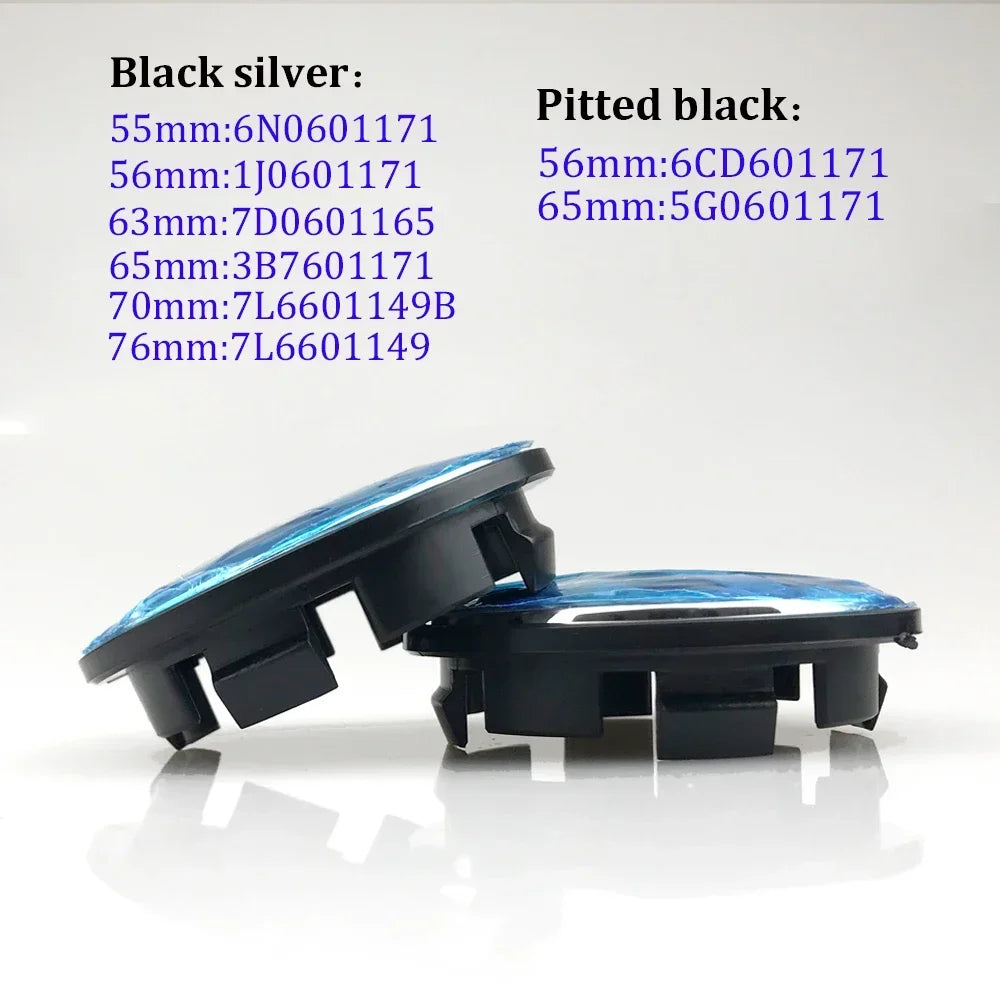 4pcs Wheel Center Caps 56mm 65mm 70mm 76mm Hubcap for VW Golf 4 5 6 7 Mk4 MK5 Passat B8 B7 B5 Accessories 3B7601171