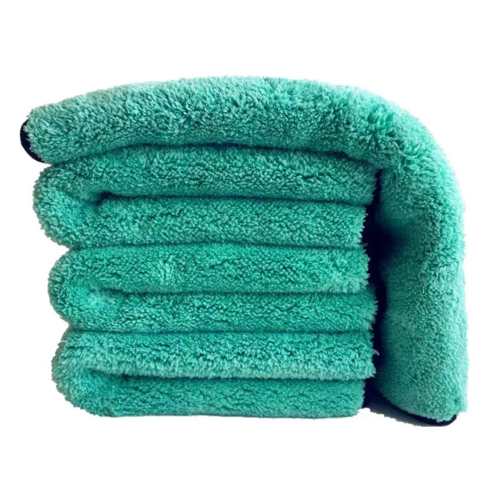1400GSM Coral Fleece Deluxe Car Wash Microfiber Towel Plush Cleaning Drying Cloth Car Care Cloth Detailing Polishing CM World