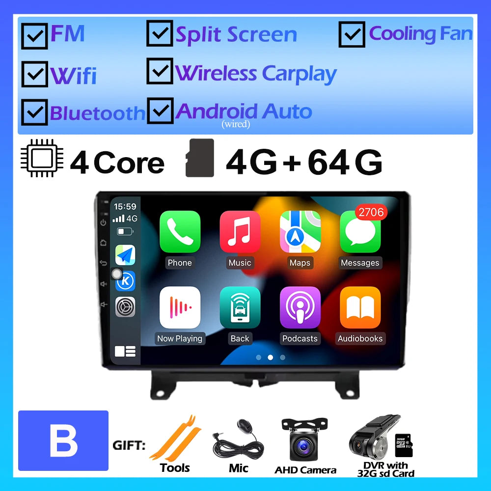Android OS Car Radio Multimedia Player For Land Rover Range Sport 2005 - 2011 Wireless Carplay GPS Navigation Car Accessories 4G CM World