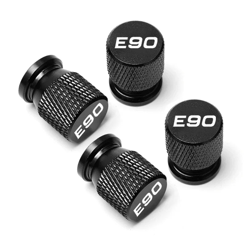 For BMW E34 E36 E39 E46 E60 E87 E90 F10 4pcs Car Wheel Tire Valve Caps Tyre Stem Covers Airdust Waterproof