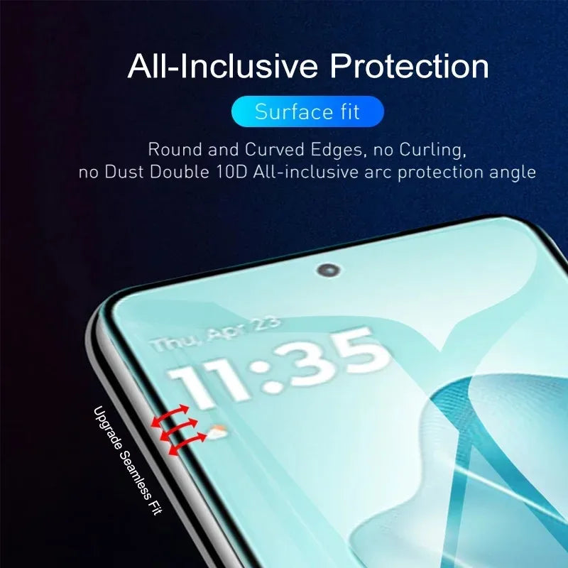 5Pcs Hydrogel Film For Samsung A17 A16 A15 A56 A55 A36 A35 Full Cover Screen Protector For Samsung S25 S24 S23 Ultra Plus Car Mobile World