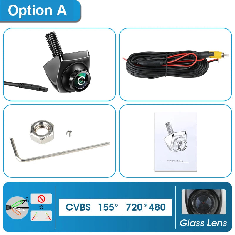 AHD 1080P Car Rear View Camera Night Vision Reversing Auto Parking IP68 Waterproof CCD Auto Backup Monitor 170 Degree HD Image CM World