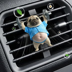 Vent Clips Air Freshener Decorative Car Fragrance Weightlifting Dog Shape Auto Aromatherapy Outlet Vent Perfume For Truck