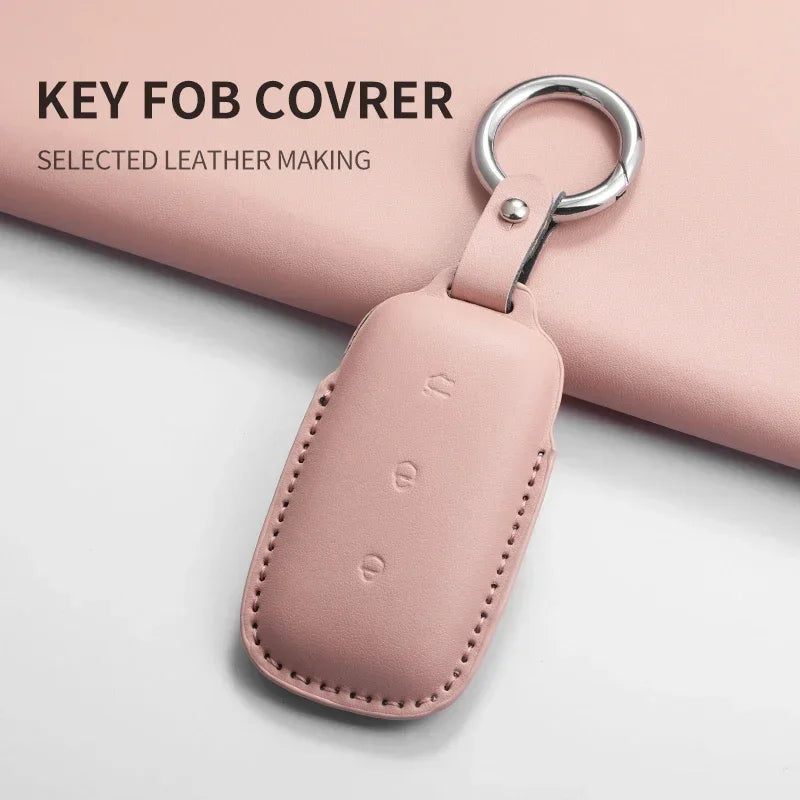 3 Buttons Car Key Case Cover Shell Fob for Geely Galaxy L7 2023 L6 MAX 1.5T Plus AIR PRO PU Car Remote Keychain Accessories