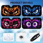 Varied and dazzling eyes Sun Visor Foldable Aluminum Foil Car Windshield Sun Shade - UV Protection & Heat Insulation Visor