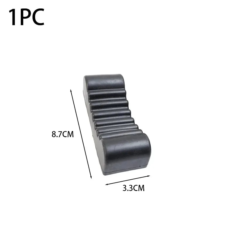 Weld Floor Frame Rail Adapter Jack Rubber Car Jack Lift Pad Stand Car Slotted Lift Jack Stand Rubber Pad Car Repair Tools CM World