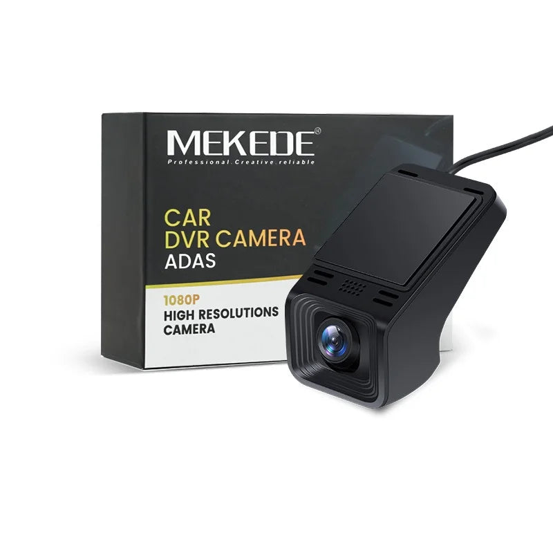 MEKEDE Car DVR Camera Full HD 1080 ADAS LDWS Anti-collision Night Vision Car Recorder Navigator Android DVD Player TF Card Slot