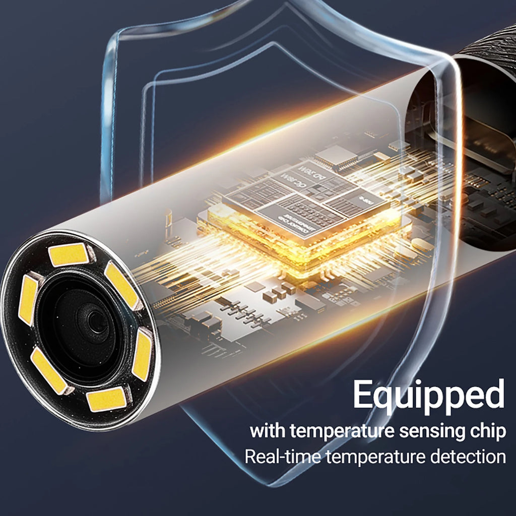 Articulating Borescope Camera 4.3 Inch 1080P HD Automotive Endoscopic Camera With IP67 3.9mm & 6mm Probe For Auto Repair Pipe