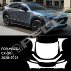 For Mazda CX-30 2020-2025 Clear Paint Protection Vinyl Film Precut Full Car Anti-Scratch UV Protection Invisible Car Wrap Film Car Mobile World