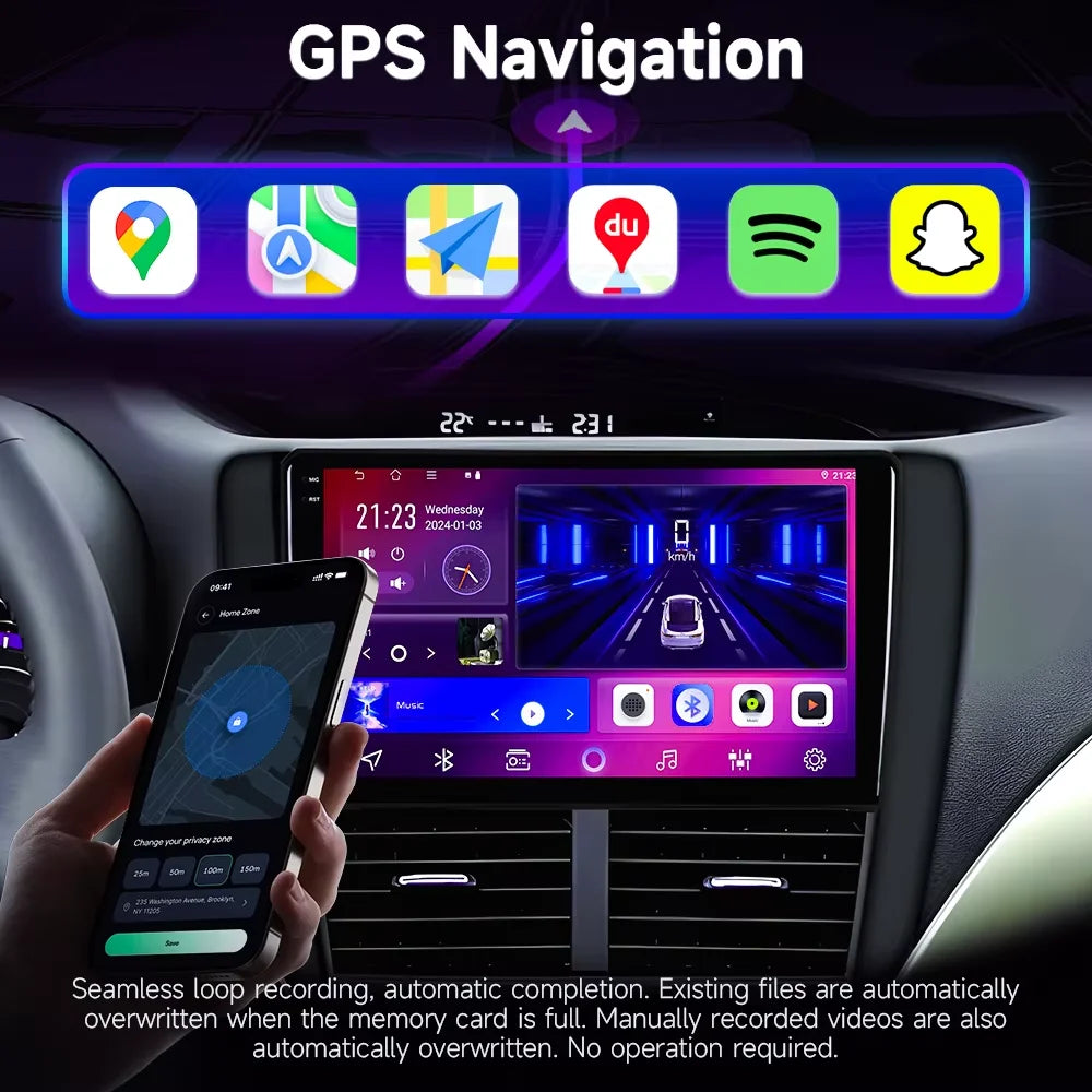 Android 16 Car Radio Autoradio For Seat Altea XL Toledo 2004-2015 Multimedia Player GPS Navigation Wireless Carplay Auto WIFI BT