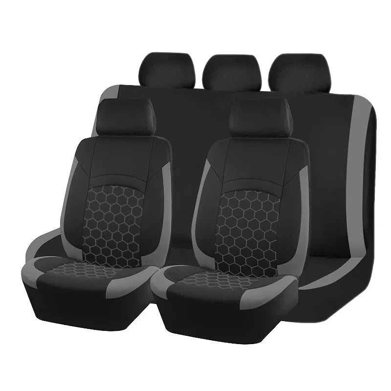 Universal Breathable and Durable 9-Piece All-Season Comfortable Soft Five-Seater Covers CM World