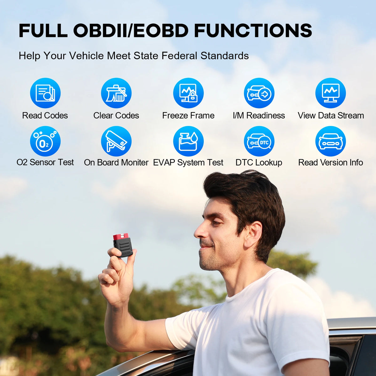 MUCAR BT200 OBD2 Scanner Full System Car Diagnostic Tools OIL SAS Reset Auto Scan Erase Error Car Code Reader Mucar Scan Tools