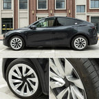 for Tesla New Model Y Juniper 2025 20inch Wheel Hubcap Front Rear Wheel Hup Caps Protect Cover Launch 2026 Exterior Accessories CM World