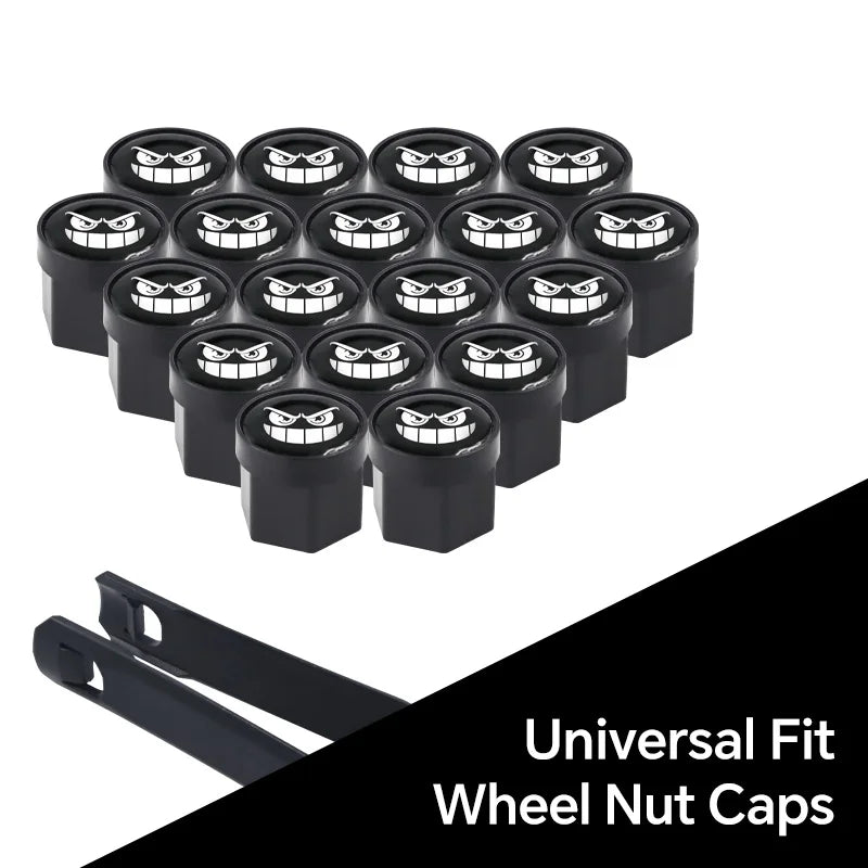 For Dacia Spring Duster Logan Sandero Dokker Striker Jogger Caps 20Pcs Car Wheel Caps Bolts For Wheel Bolts Cap Tire Nut Caps CM World