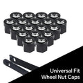 For Dacia Spring Duster Logan Sandero Dokker Striker Jogger Caps 20Pcs Car Wheel Caps Bolts For Wheel Bolts Cap Tire Nut Caps CM World