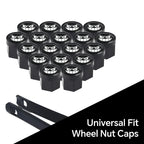 For Dacia Spring Duster Logan Sandero Dokker Striker Jogger Caps 20Pcs Car Wheel Caps Bolts For Wheel Bolts Cap Tire Nut Caps CM World