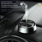 Electric Auto Air Diffuser Aroma Car Air Freshener Car Air Vent Humidifier Mist Wood Grain Oil Aromatherapy Perfume Fragrance