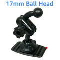 Untoom 17mm Ball Head Car Dashboard Sticker Base Universal Car Phone Holder Mobile Cell Phone Support GPS Bracket Accessories