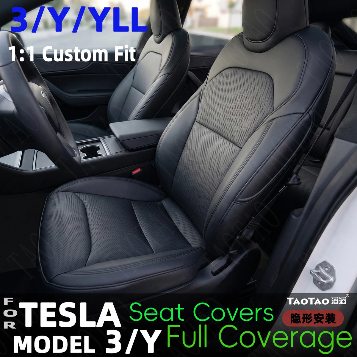 For New Model Y L / Y Juniper 2025 2026 Car Seat Cover Nappa Leather & 8 Grade Anti Fouling Wholesale Price Interior Accessories