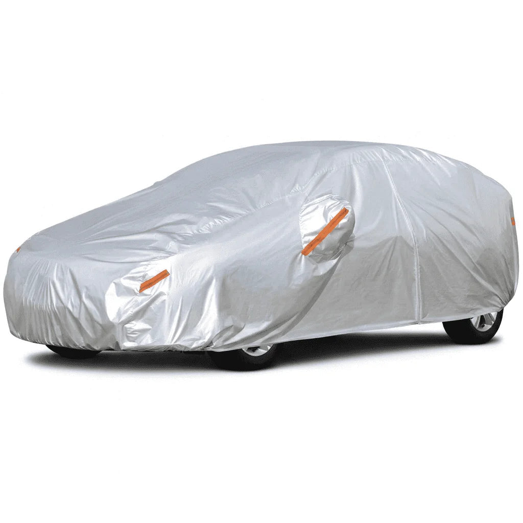 Universal Waterproof Car Cover Fit For Suv/Sedan/Hatchback Outdoor UV Dust Nighttime protective strips Kayme Car Accessories Car Mobile World