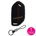 For 2023 2024 2025 2026 Kia Telluride Sorento K4 K5 K8 Carnival Silicone 5 Buttons Car Key Fob Ring Chain Cover Case Accessories