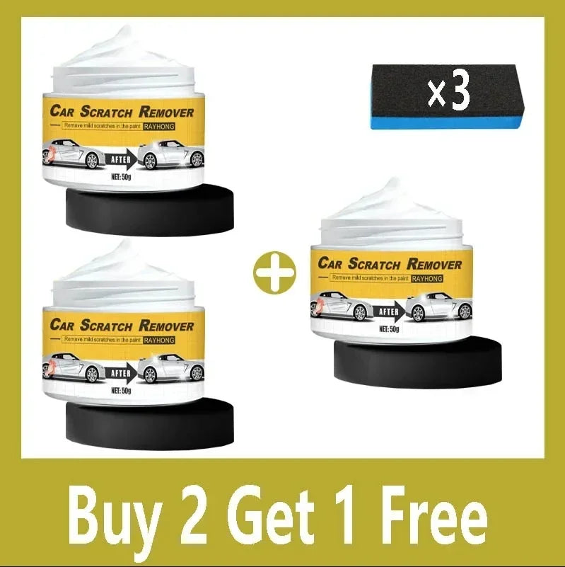 Multi-Purpose Car Scratch Repairer - 24-Hour Fast-Acting DIY Tool for Quick Car Repairs, Gloss Enhancement and More | 50g