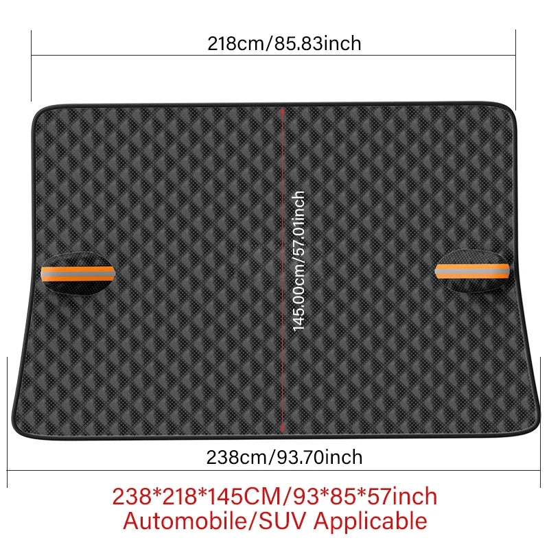 Car Windshield Covers Snow Shield Waterproof Winter Outdoor Awning Sunshield Half Protector Cover External Front Window Sunshade Car Mobile World