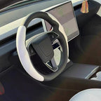 Suede Steering Wheel Cover For Tesla Model YL 2026 /3/Y Sport Steering Wheel Cover Steering Wheel Protector Interior Accessories