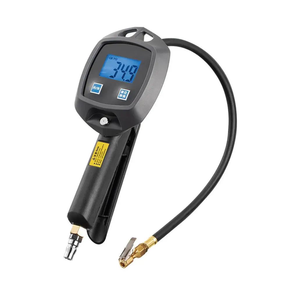 High-Precision Led Digital Display Tire Inflation Meter Kit Digital Display Tire Pressure Gauge Universal Car Tire Manometror CM World