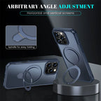For Magsafe Wireless Charge Fold Magnetic Stand Phone Case For iPhone 15 16 17 Pro Max 16E 14 13 12 11 Anti-slip Bumper Cover Car Mobile World