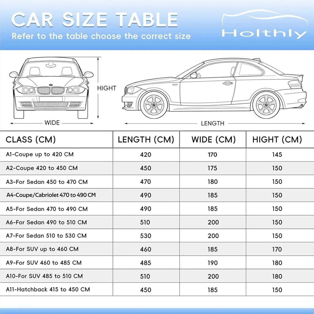 Universal Thickened Waterproof Car Cover Outdoor All Weather Rain Snow UV Dust Protection Covers Fit For Hatchback Sedan SUV Car Mobile World