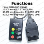 For VAG Vehicle Service Interval Reset Tool for VW/AUDI/SEAT Inspection Interval Oil Sevice Reset OBD2 Car SI Reset Tool For VAG CM World