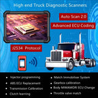LAUNCH X431 V+ SmartLink HD Heavy Duty Truck Diagnostic Tool IMMO Bi-directional ECU Coding All System EOBD OBD2 Car Scanner