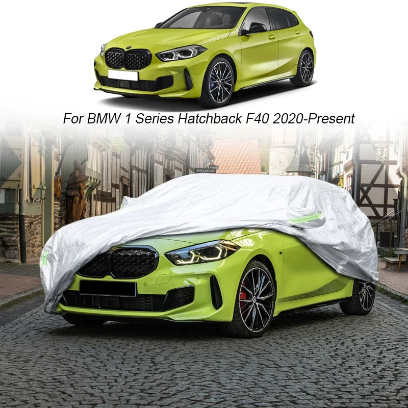 Car Cover Rain Snow Dust Waterproof For BMW 1 2 3 4 5 6 7 Series Hatchback F40 F44 Coupe Touring G20 G21 G22 G30 G31 G32 GT G11