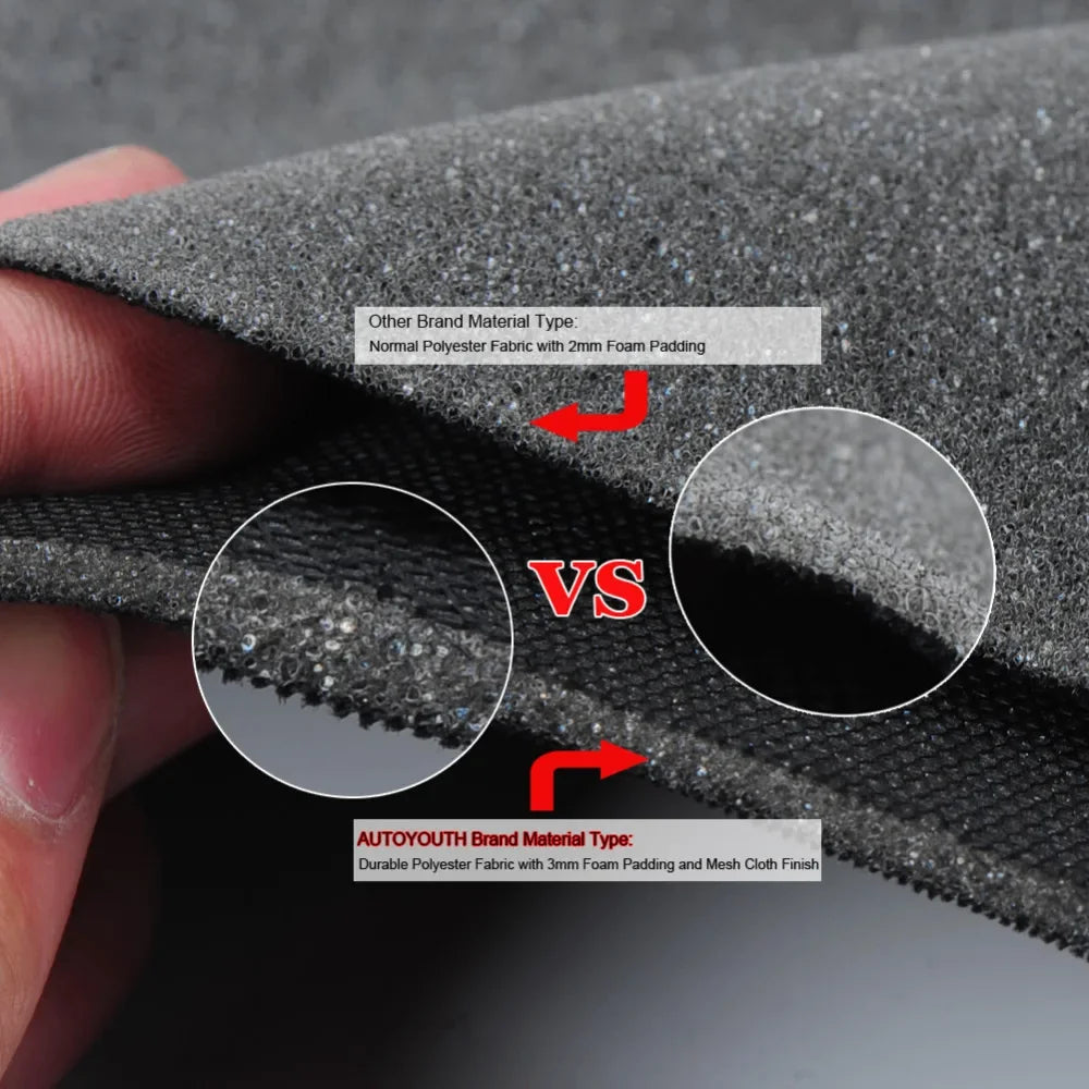 Fashion Front Car Seat Covers Car Accessories Tire Track Embossed Styling Durable Comfortable Fabric Universal Fit For Most Car Car Mobile World