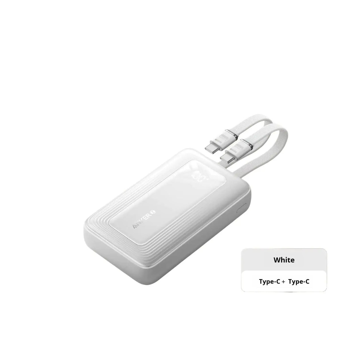 Anker Power Bank 20000mAh 45W Fast Charging Built-in Cable MFi Certified 3C Certified Airline Approved for iPhone 16 and 17 Safe Car Mobile World