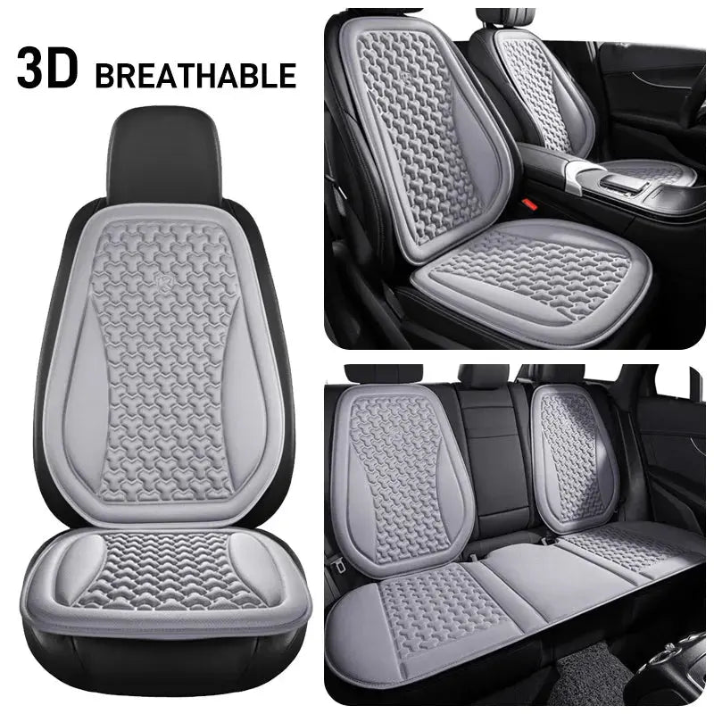 Karcle Car Seat Cover For Car Seats 3D Breathable Car Seat Protector Universal Auto Seat Cushion Convex Sweatproof Chair Mat Car Mobile World