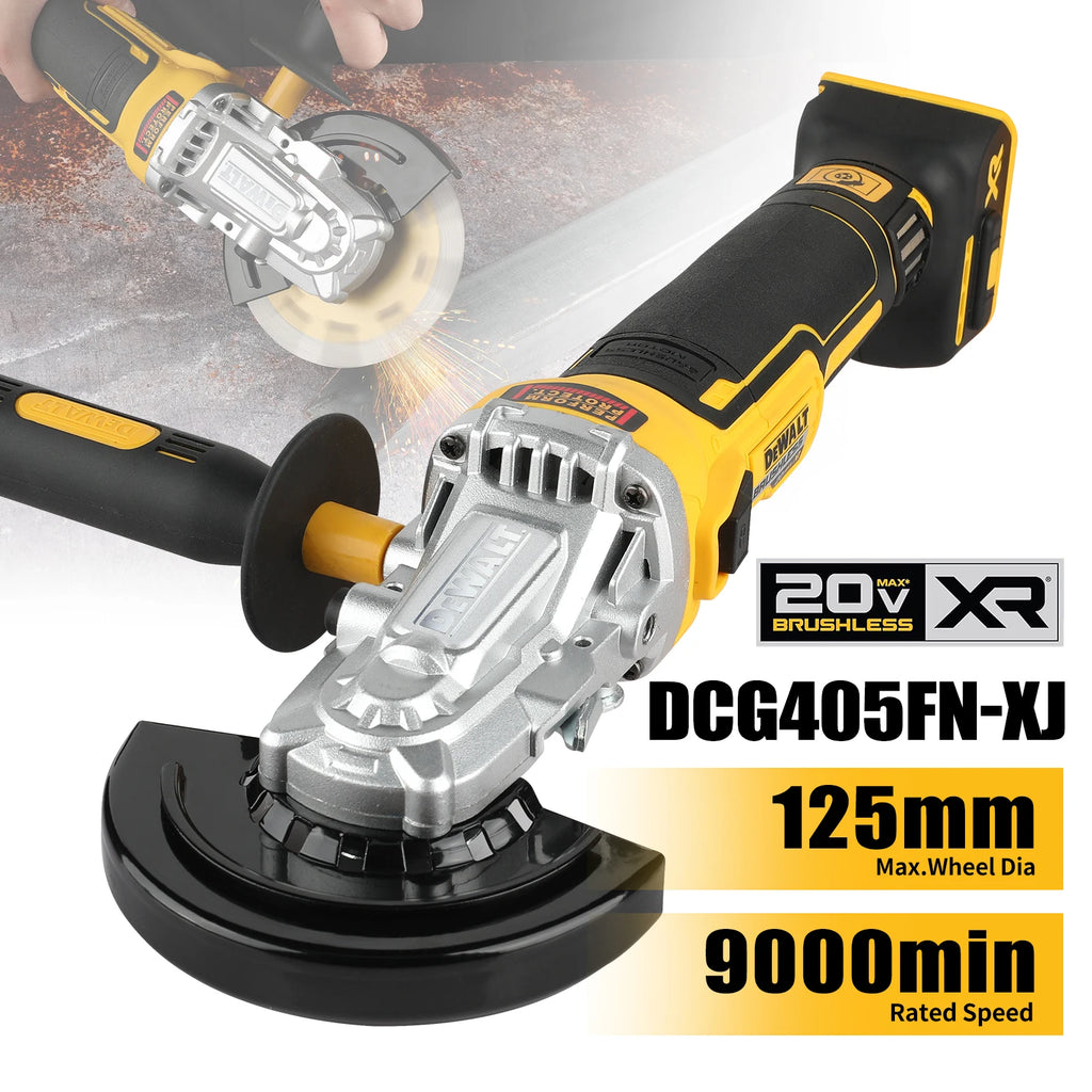Dewalt DCF850 DCG405FN Rechargeable Cordless electric screwdriver 125mm  Angle Grinder Maintenance Cutting Machine Tool Combo CM World
