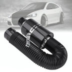 Universal 3" Racing Carbon Fiber Cold Feed Induction Kit Air Intake Kit Air Filter Box With Fan or Wihout  Fan CM World